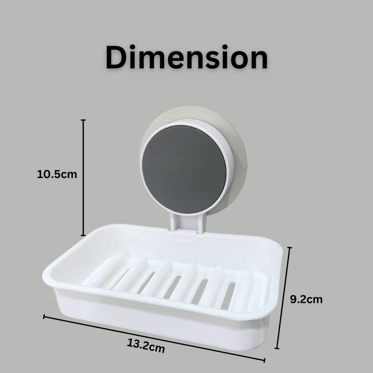 Fast-Dry Soap Dish – Wall Mounted, Non-Slip & Hygienic Design