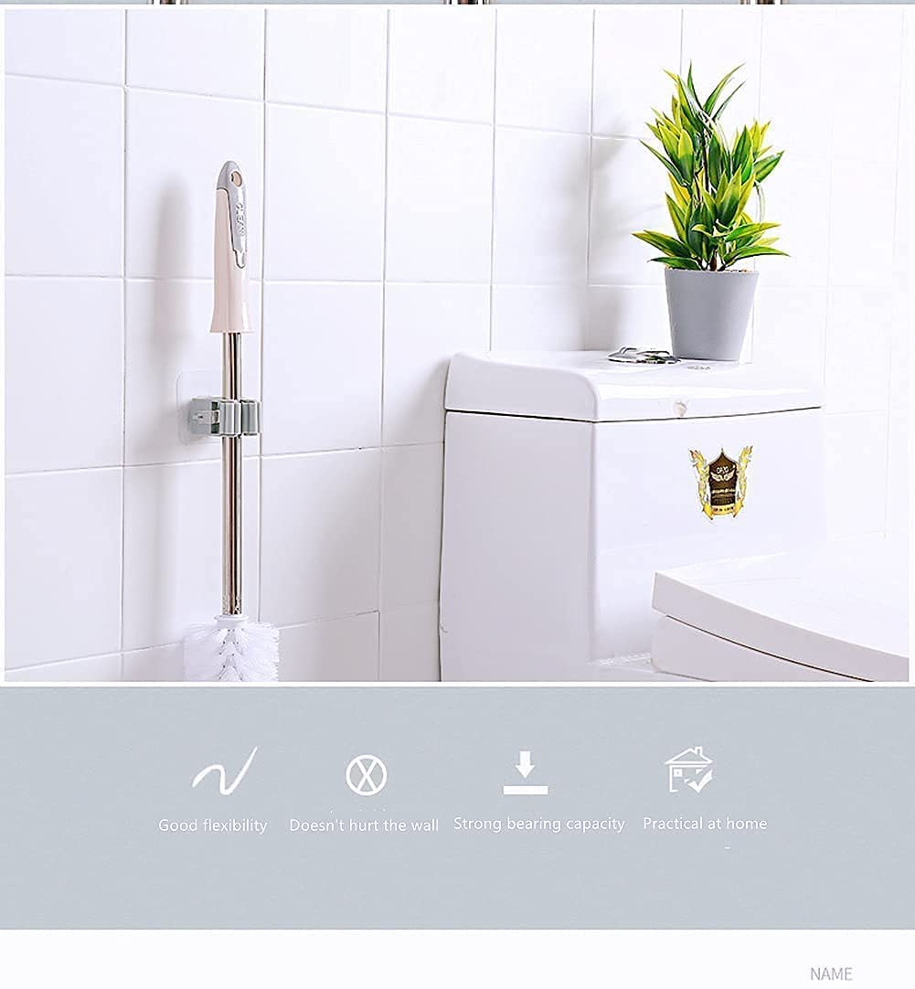 Space-Saving Mop & Broom Hanger – Strong Grip Wall Holder for Home & Kitchen