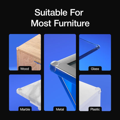 Transparent Corner Guards for Furniture – Soft Silicone Table Edge Protector