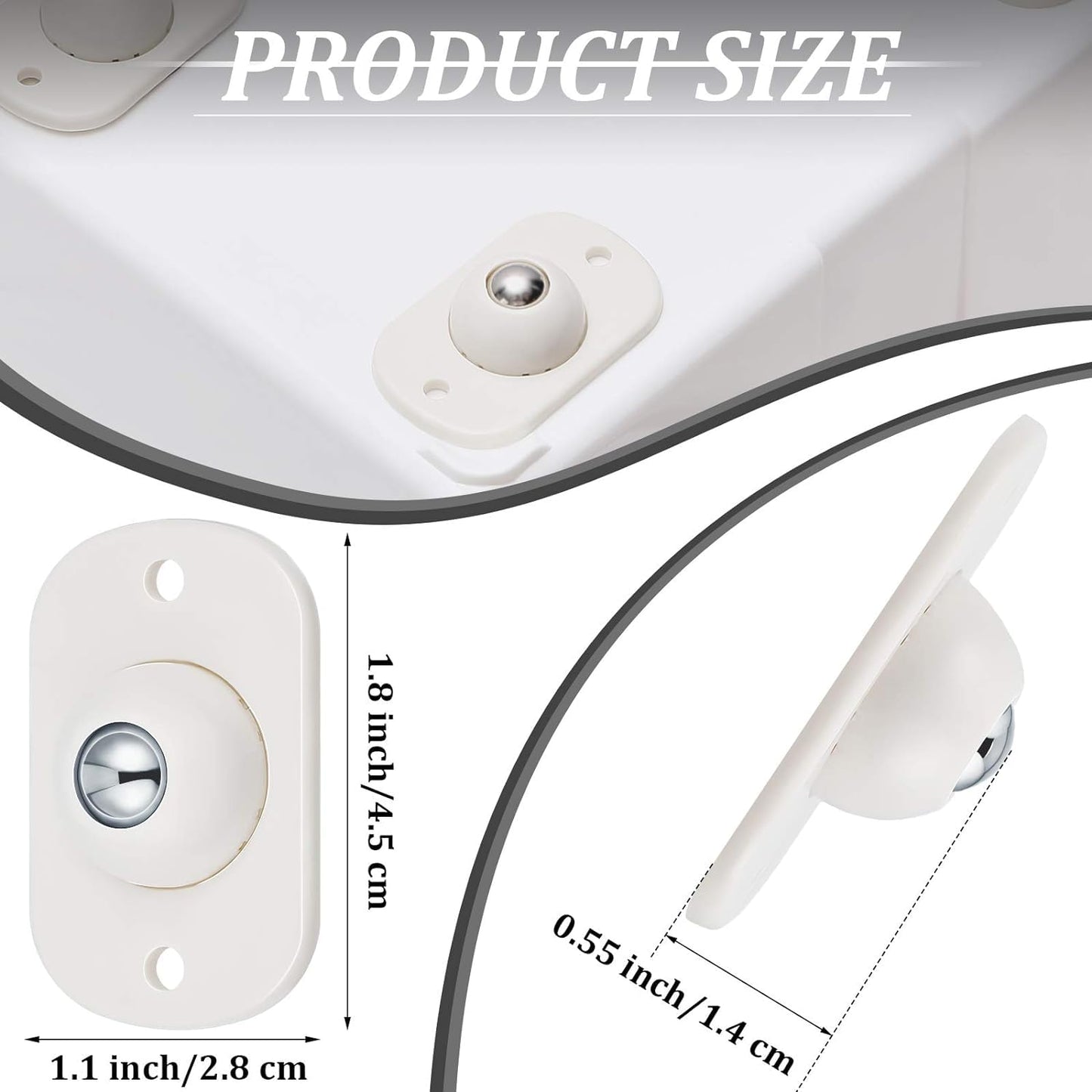 360° Rotating Furniture Glide Pads – Anti-Friction Corner Protectors