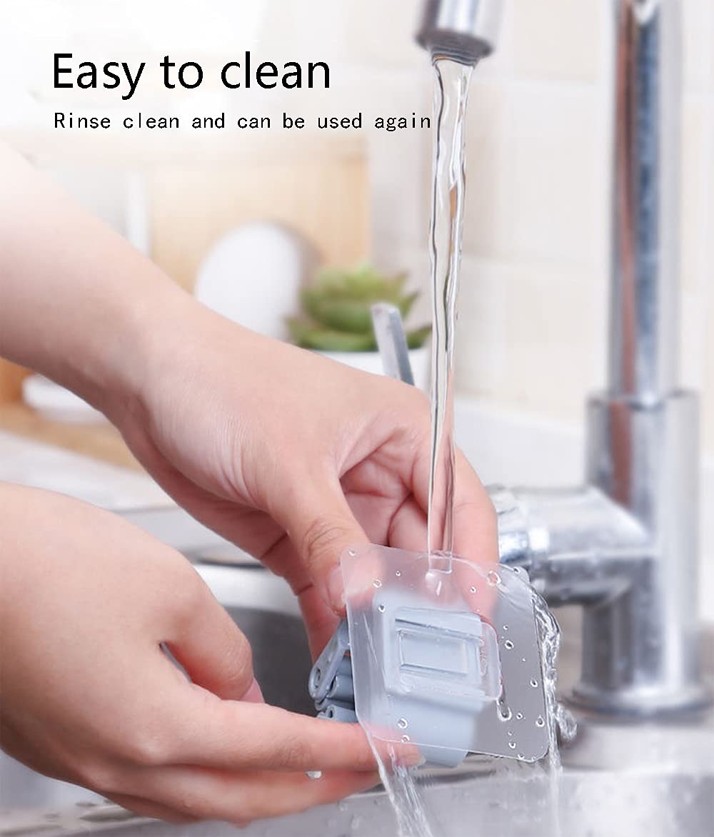 Space-Saving Mop & Broom Hanger – Strong Grip Wall Holder for Home & Kitchen