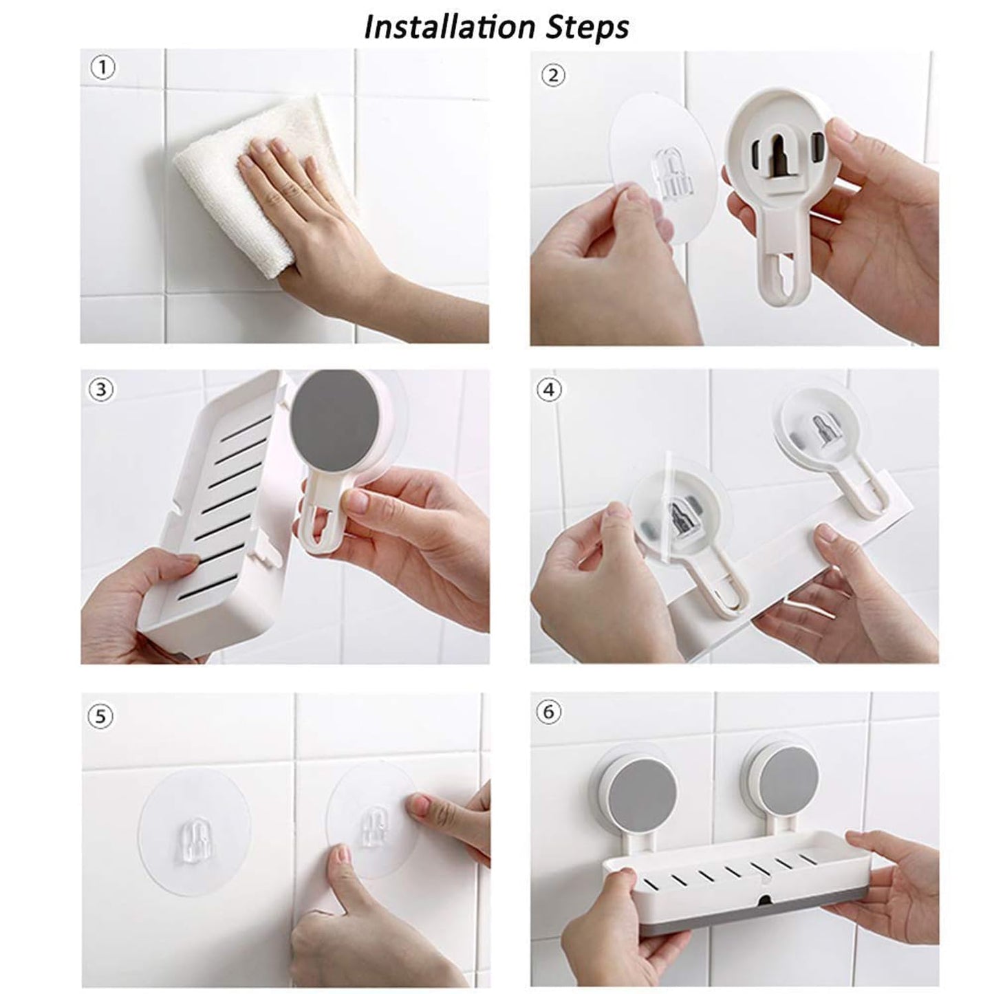 Fast-Dry Soap Dish – Wall Mounted, Non-Slip & Hygienic Design